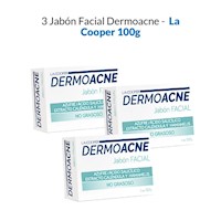 3 Jabón Facial Dermoacne - La Cooper 100g